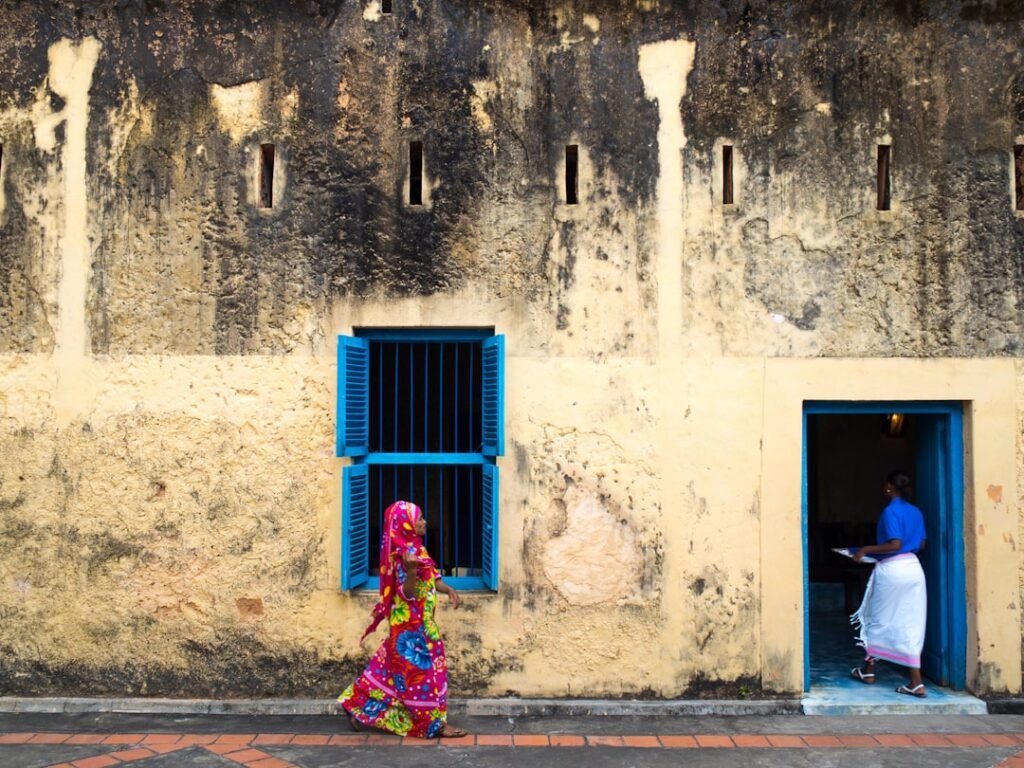Coastal scene in Zanzibar, near Stone Town
