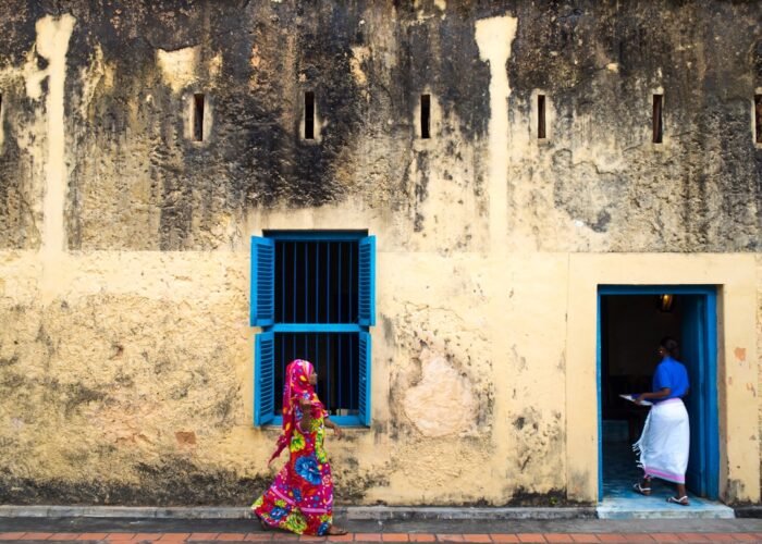 Coastal scene in Zanzibar, near Stone Town