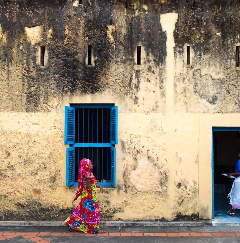Coastal scene in Zanzibar, near Stone Town